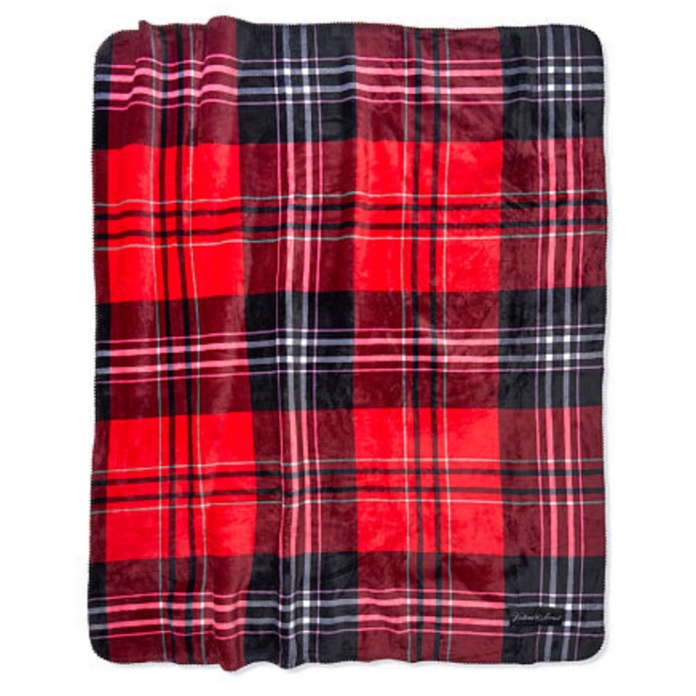 New Victoria’s Secret cozy plaid Sherpa bl…